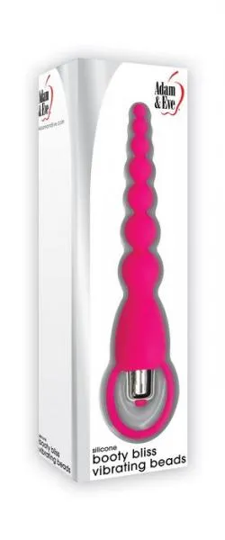 Adam Eve Anal Booty Bliss Vibrating Beads Pink