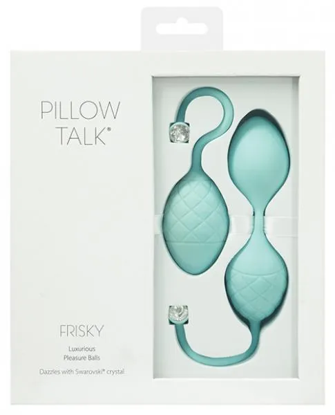 Pillow Talk Vibrators Pillow Talk Frisky Pleasure Balls Teal Green Pillow Talk Vibrators Pillow Talk Frisky Pleasure Balls Teal Green