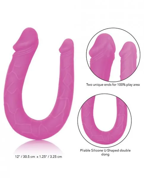 Silicone Double Dong AcDc Dong Pink Cal Exotics Dildos Silicone Double Dong AcDc Dong Pink Cal Exotics Dildos