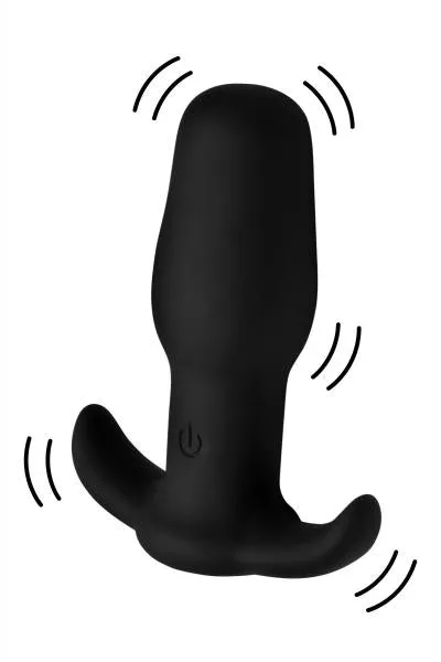 Under Control Anal Plug With Remote Control Black Under Control Male Sex Toys