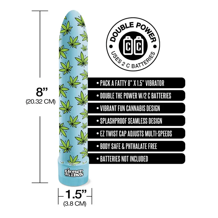 Vibrators Global Novelties llc Stoner Vibes Pack A Fatty Blue Dream Vibrator