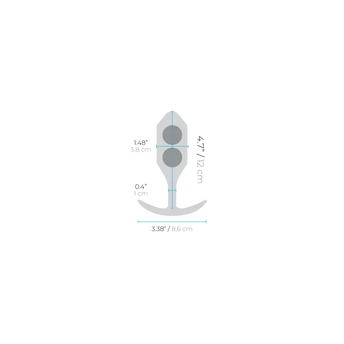 Anal bVibe SNUG PLUG 3 TEAL