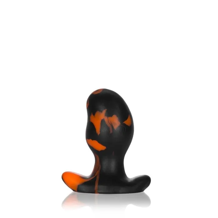 Anal OXBALLS ERGO buttplug BLACK ORANGE SWIRL SMALL