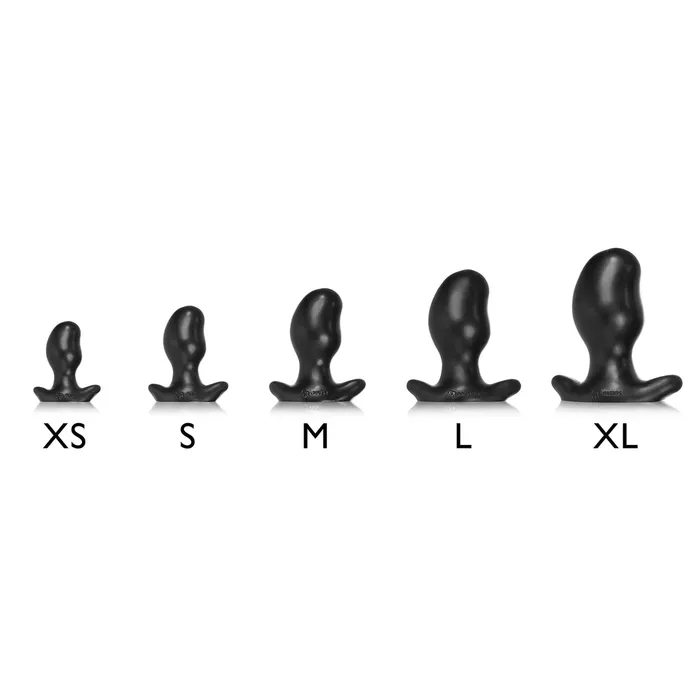 Anal OXBALLS ERGO buttplug BLACK ORANGE SWIRL SMALL