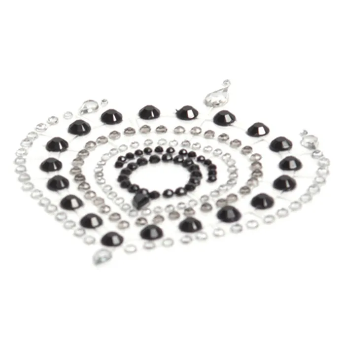 Bijoux Indiscrets Anal Bijoux Indiscrets Flamboyant Rhinestone Body Jewellery BlackSilver