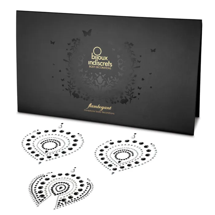 Bijoux Indiscrets Anal Bijoux Indiscrets Flamboyant Rhinestone Body Jewellery BlackSilver