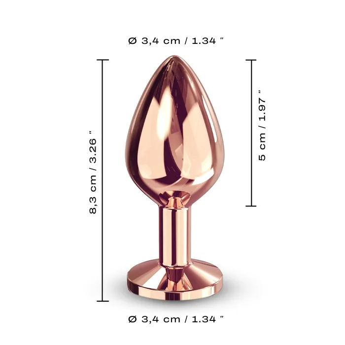 Diamond Plug Rose Gold Medium Dorcel Anal