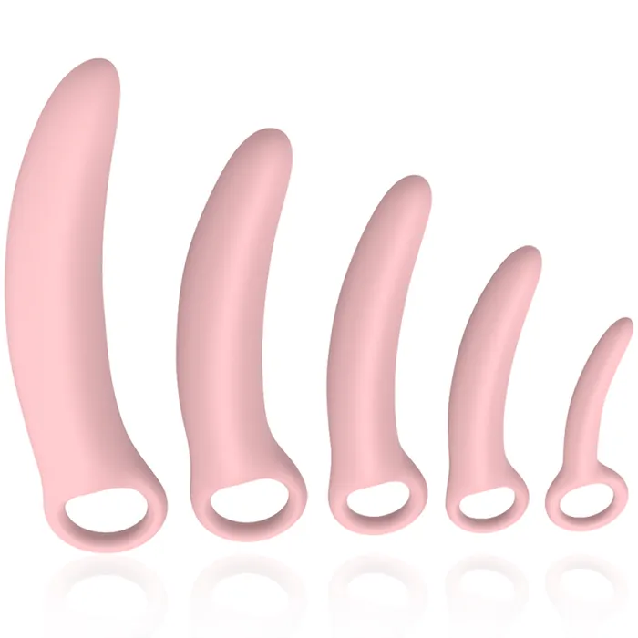 Intimichic Set of 5 Silicone Dilators Pink 1Sexy Anal