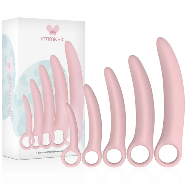 Intimichic Set of 5 Silicone Dilators Pink 1Sexy Anal