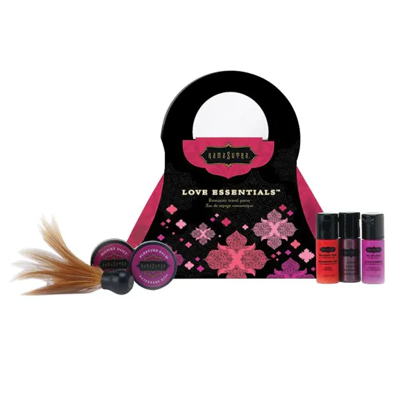 Love Essentials Romantic Travel Purse Kama Sutra Vibrators