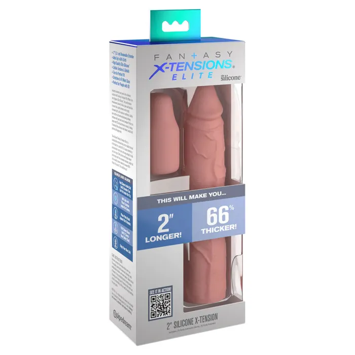 Male Sex Toys Fantasy XTensions Elite Silicone Extender Thickener Pipedream