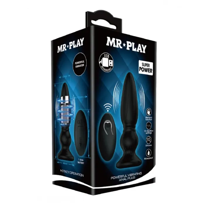 Male Sex Toys Pretty Love Mr Play Powerful Vibrating Anal Plug