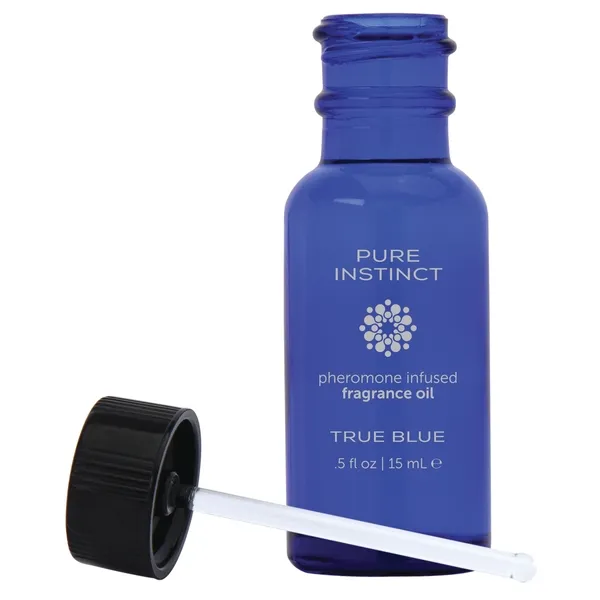 Pure Instinct Vibrators True Blue Pheromone Fragrance Oil 5oz 15mL