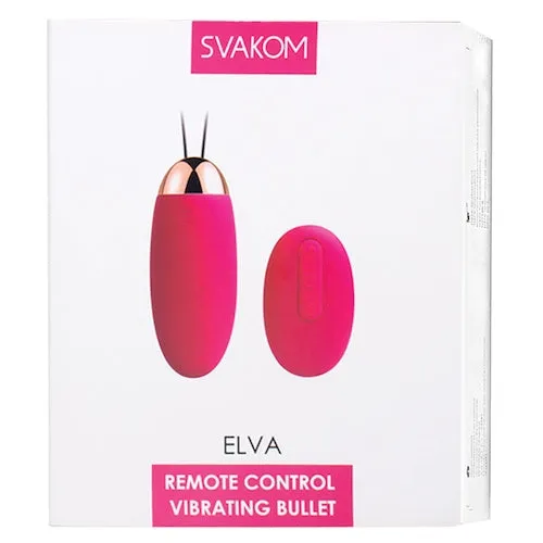 Svakom Elva Vibrating BulletPlum Red Svakom Vibrators
