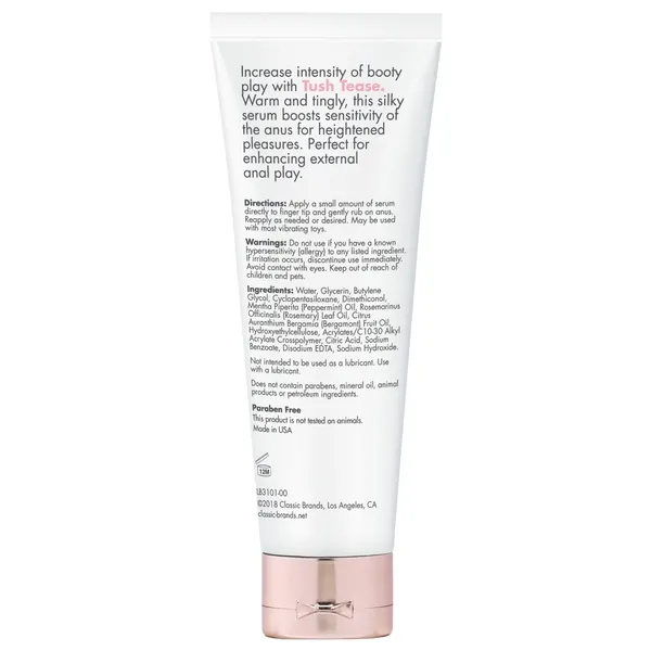 TUSH TEASE ANAL STIMULANT FRAGRANCE FREE 07 FL OZ CG Anal