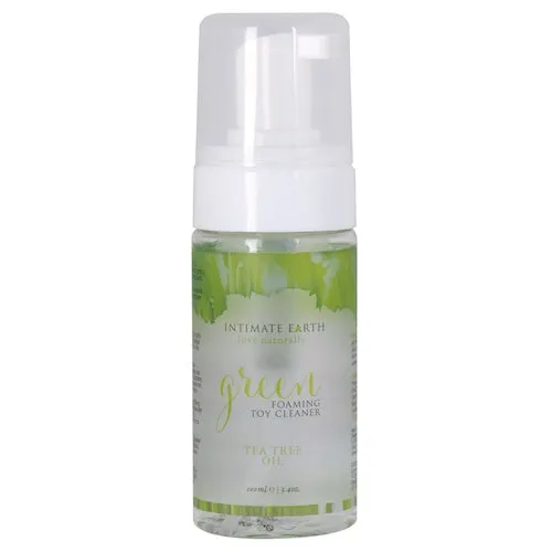 Vibrators Intimate Earth Intimate Earth Foaming Toy CleanerGreen Tea Tree