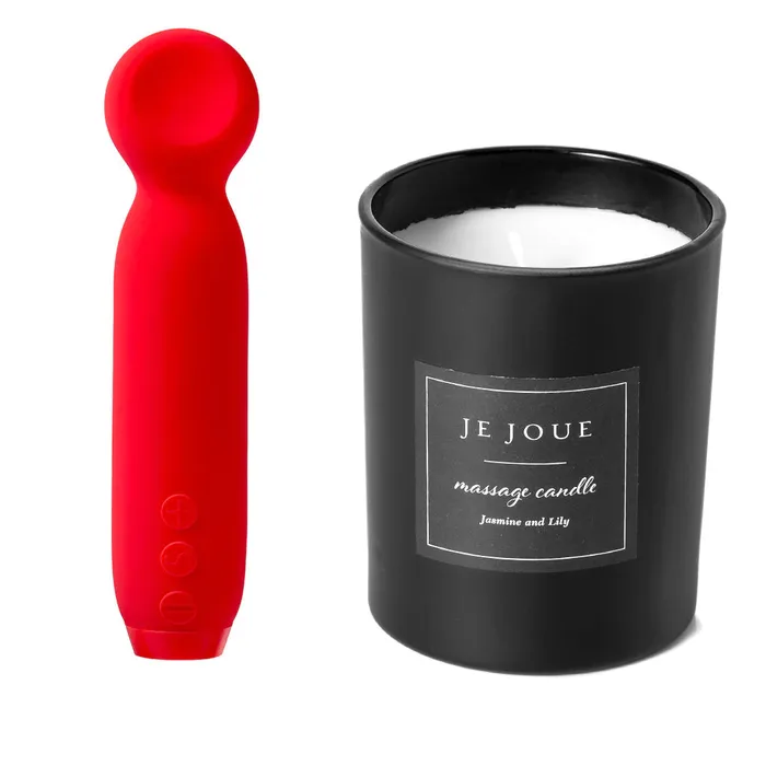 Vibrators Je Joue Vita Bullet Watermelon Pink Luxury Massage Candle Jasmine Lily