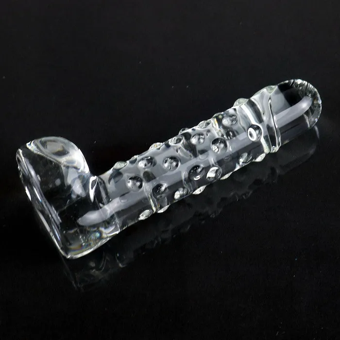 15cm Crystal Glass Realistic Dildo Anal Plug 4 Editions SexyPlay Anal