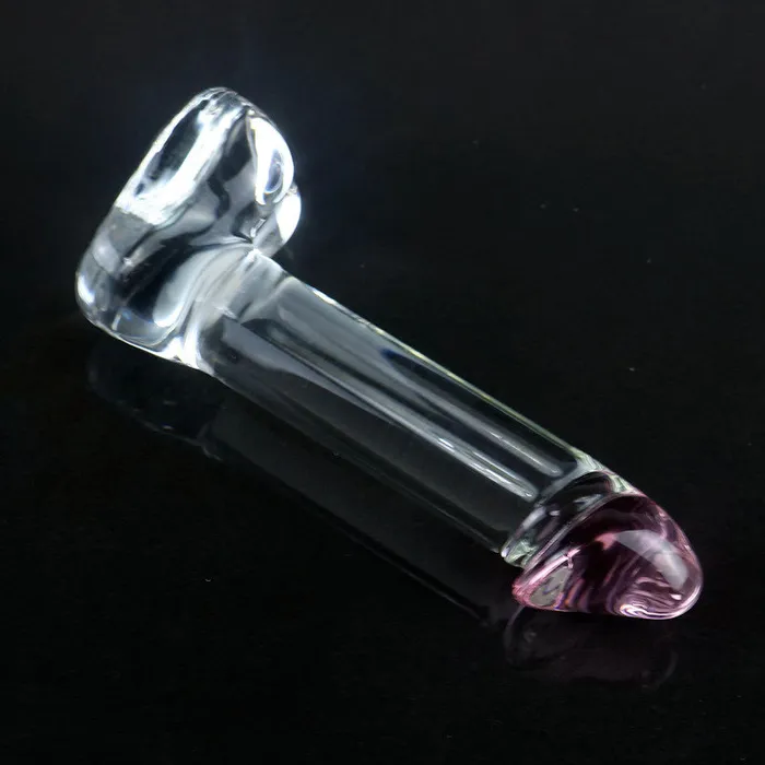 15cm Crystal Glass Realistic Dildo Anal Plug 4 Editions SexyPlay Anal