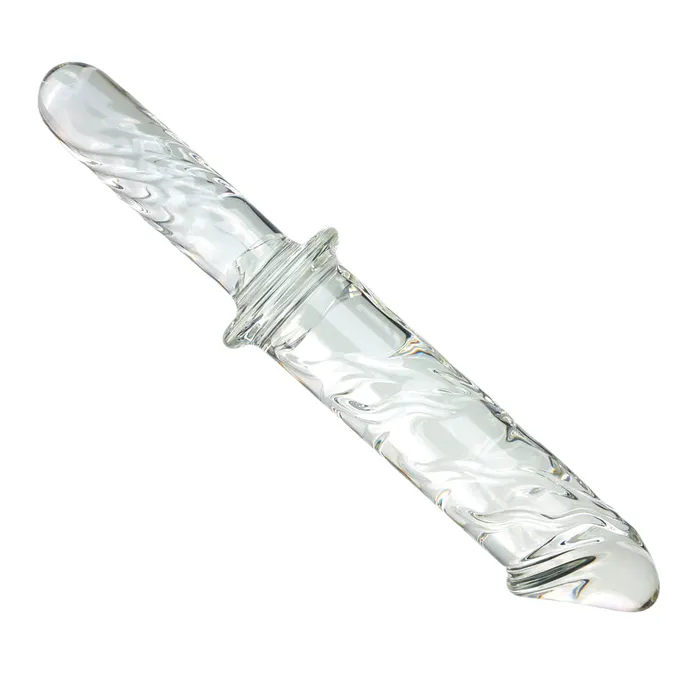 29cm Large Glass Realistic Dildo Anal Plug Thruster Clear SexyPlay Anal