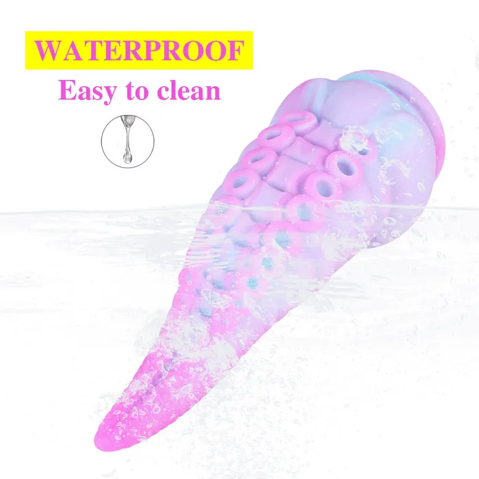 Anal MD MD 886 inch Octopus Tentacles Silicone Fantasy Dildo Anal Plug PurpleBlue