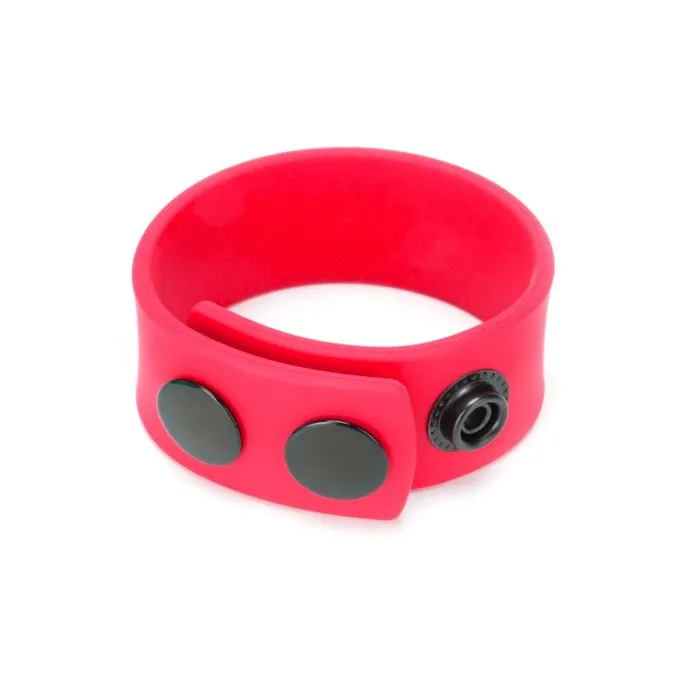 Anal Prowler Red Silicone Adjustable Cock Strap Red Prowler