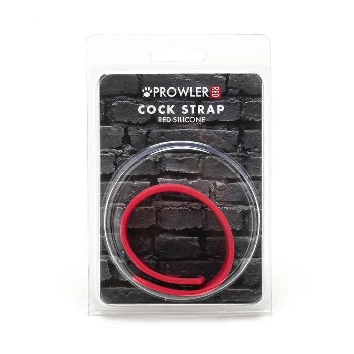 Anal Prowler Red Silicone Adjustable Cock Strap Red Prowler