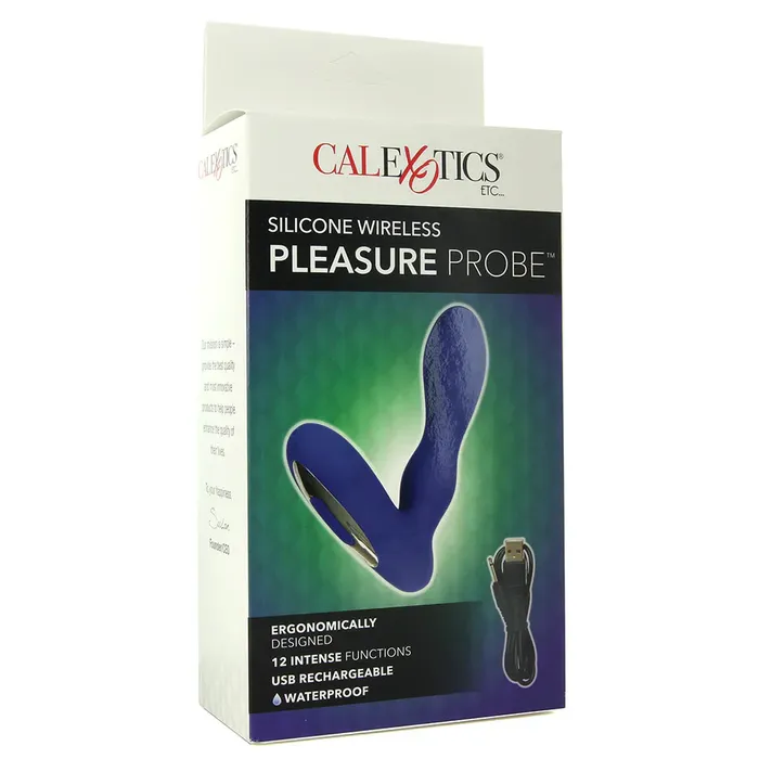 Anal sextoysvancouver Silicone Wireless Pleasure Probe in Blue