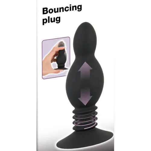 Black Velvets Anal Bouncing Plug12 cm
