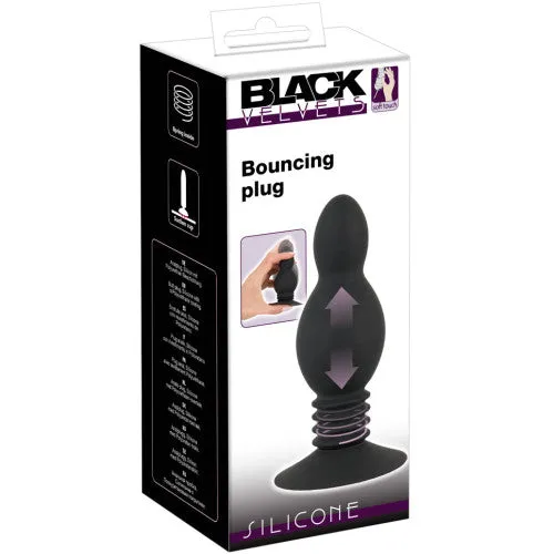 Black Velvets Anal Bouncing Plug12 cm