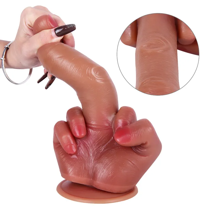 MD Huge Finger Play Realistic Dildo Anal Plug MD Anal