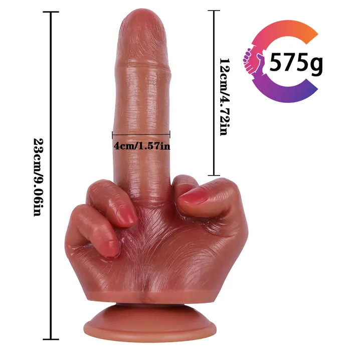 MD Huge Finger Play Realistic Dildo Anal Plug MD Anal