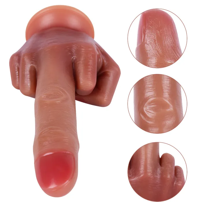 MD Huge Finger Play Realistic Dildo Anal Plug MD Anal