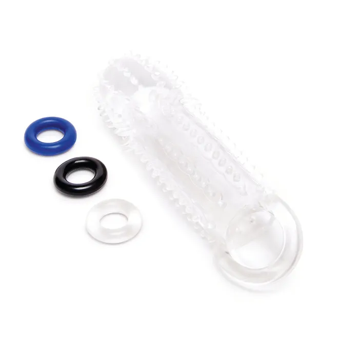 Size Up Anal Size Up Clear Textured 15 Inch Extender