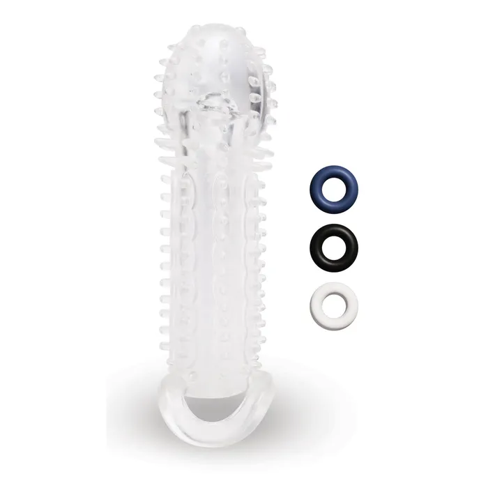 Size Up Anal Size Up Clear Textured 15 Inch Extender